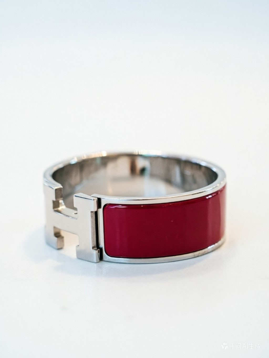 Hermes Enamel Wide Clic Clac H Bracelet
